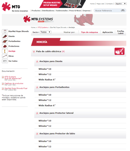 New section of the website for Rope Shovels  image