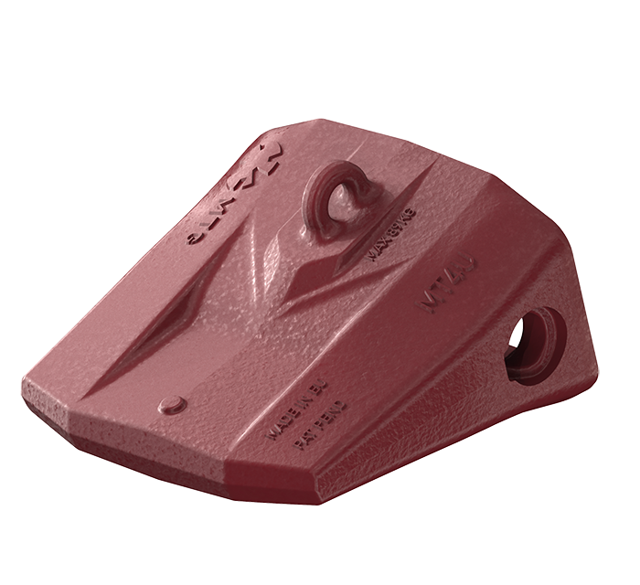 MTG SYSTEMS / TWINMET - U tooth design (Universal) in isometric view