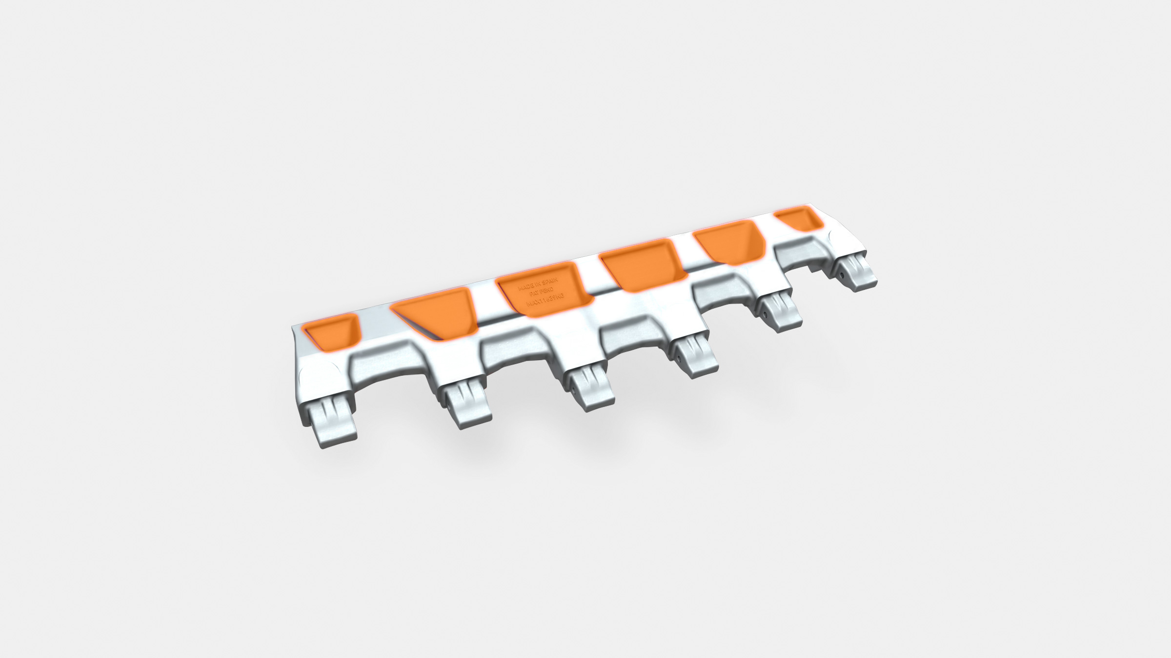 Отличное распределение изнашиваемого материала и оптимальный вес