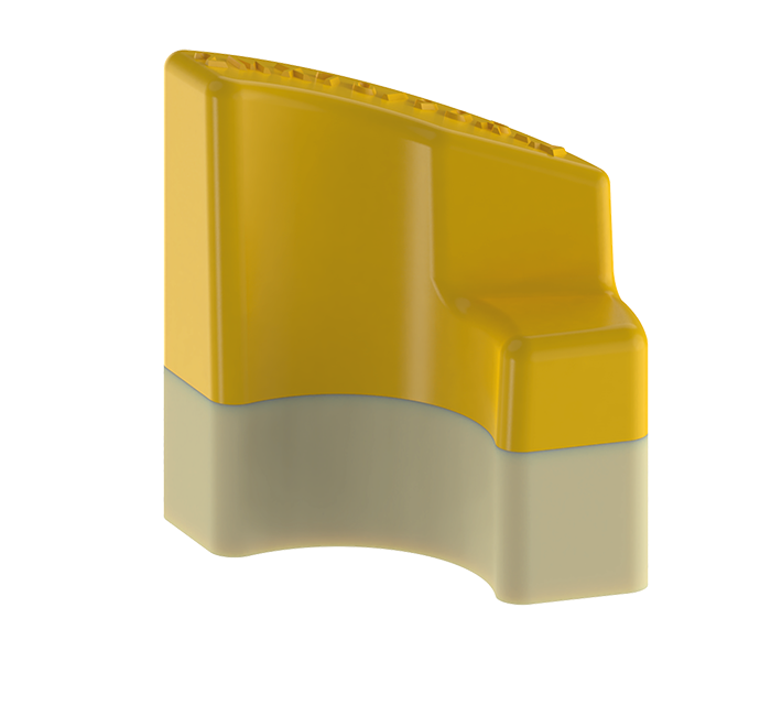 MTG SYSTEMS / PROMET - Retainer for PROMET lip shrouds in isometric view
