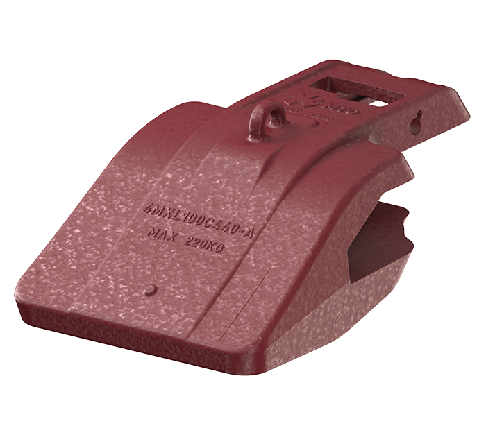 MTG SYSTEMS / PROMET - Central lip shroud for loaders in isometric view