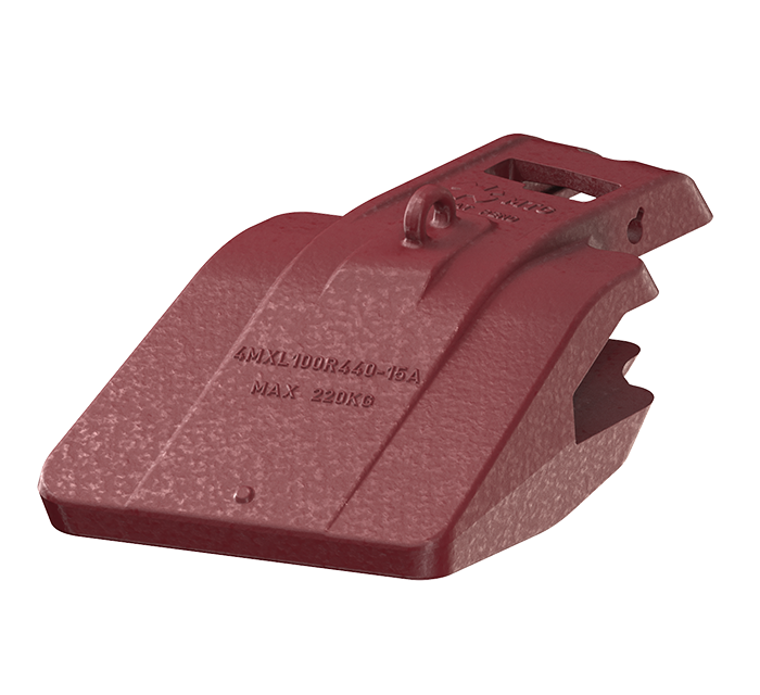 MTG SYSTEMS / PROMET - Right lip shroud for loaders in isometric view