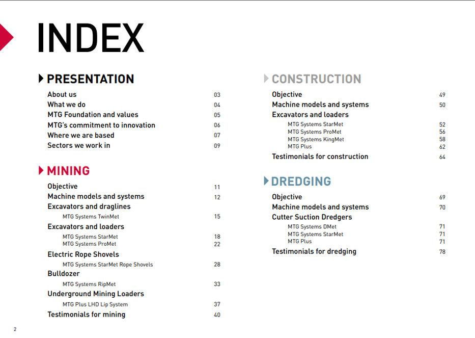 New MTG corporate catalogue - February 2018 image