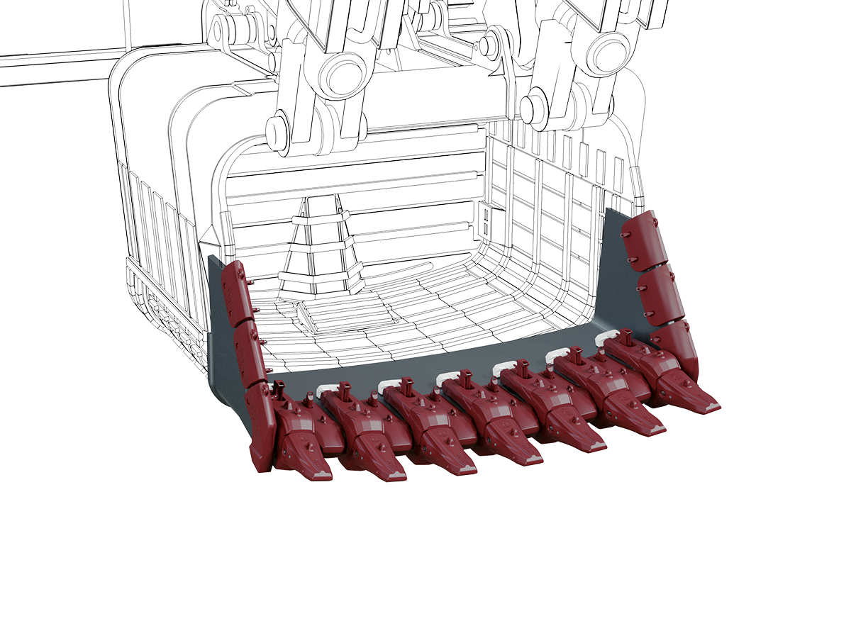 Configuration_Rope_Shovel_mining_P&H2800_P&H2300(HR)