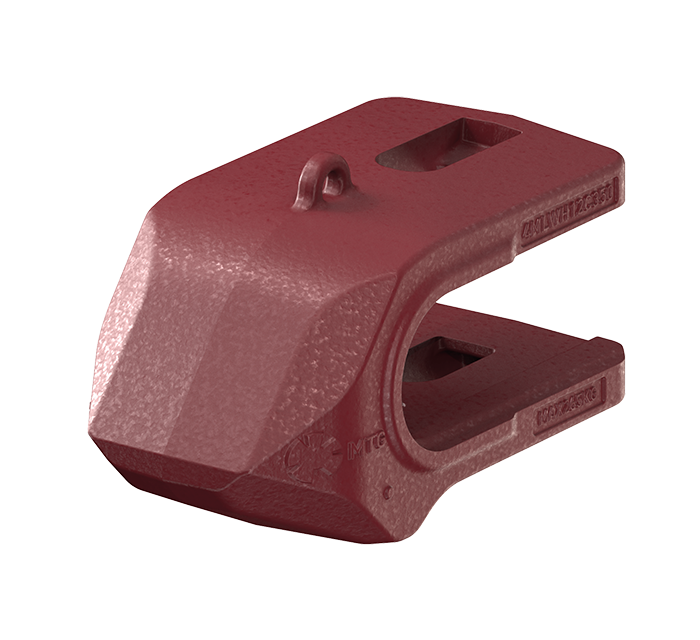 MTG PLUS - Lip shroud for Wide Radius dipper designs in isometric view