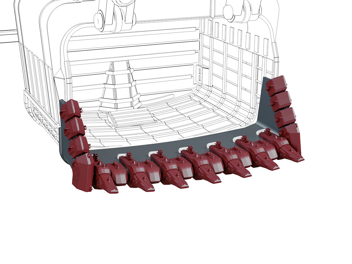 Configuration_Rope_Shovel_mining_P&H4100_TZWK55(HR)
