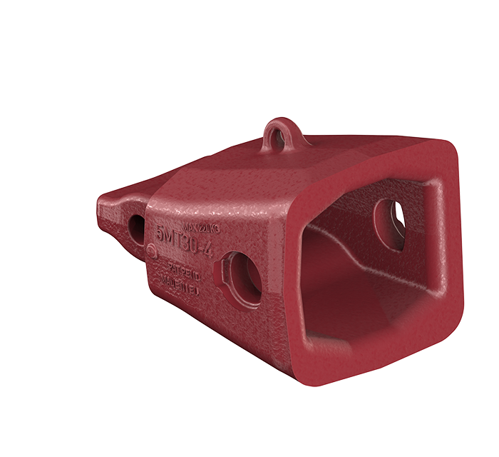 MTG SYSTEMS / TWINMET - Intermediate adapter with octagonal box design as retrofit solution in isometric view