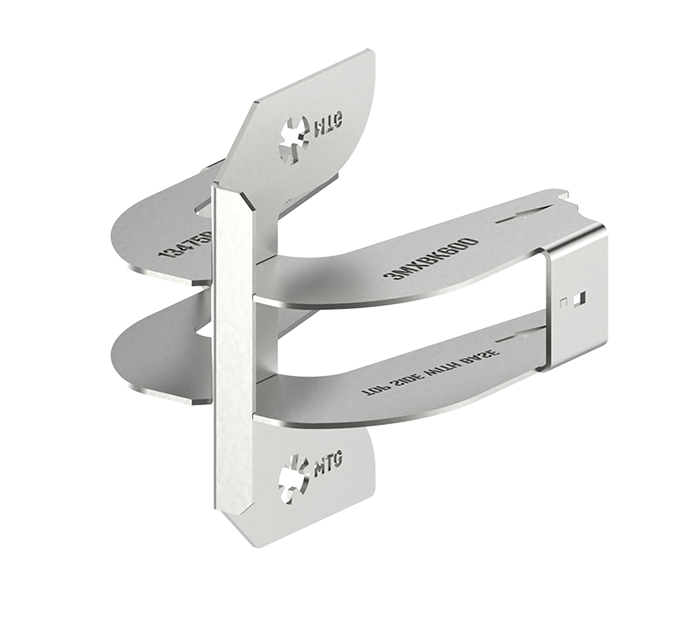 MTG SYSTEMS / PROMET - Rebuilding gauge for wide radius lip shrouds in isometric view