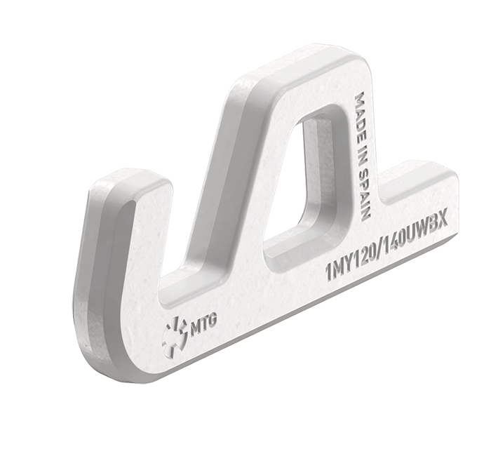 MTG SYSTEMS / PROMET - Locking base for wing shrouds in isometric view