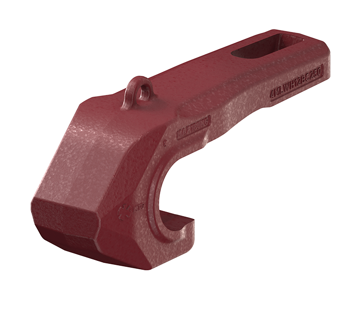 MTG PLUS - Lip shroud for Rope Shovels in isometric view