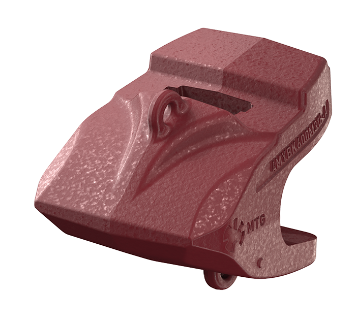 MTG SYSTEMS / PROMET - Shroud for wide radius dipper designs in isometric view