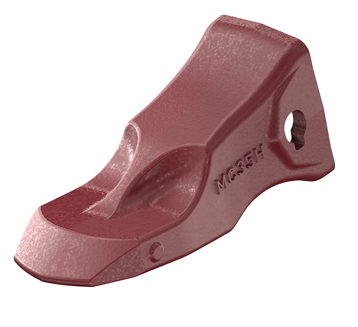 MTG PLUS - Side Pin Hammerless Tooth H in isometric view