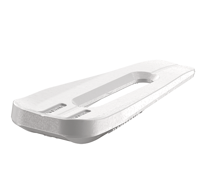 MTG SYSTEMS / VEEMET - Bottom Wear Plate for Corner Adapter HD-B in isometric view