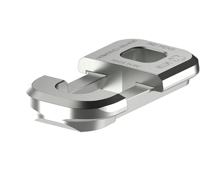 MTG CAST LIPS / TWINMET - Weld-on base for wear caps in isometric view