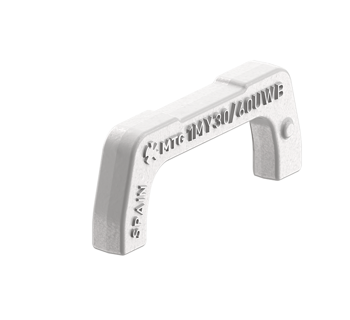 MTG SYSTEMS / PROMET - Weld-on Base for U Wing Shroud in isometric view