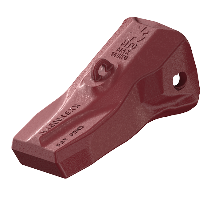 MTG SYSTEMS / STARMET ROPE SHOVELS - RSXX tooth design with dimensions