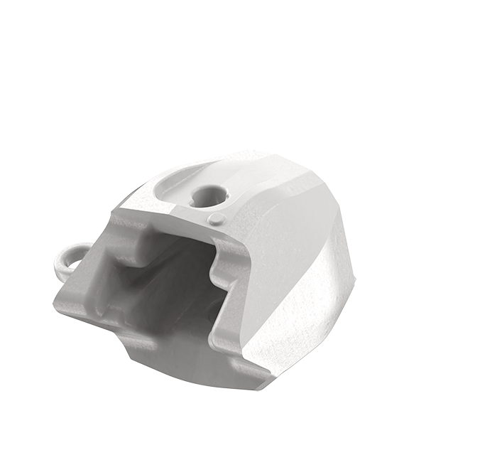 MTG SYSTEMS / DMET - Left Weld On nose WNL isometric