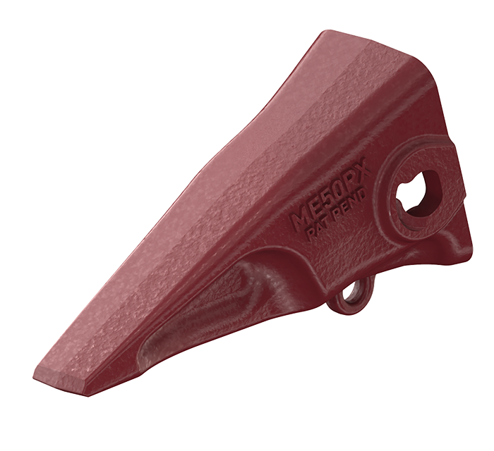 MTG SYSTEMS / RIPMET - Tooth design P (penetration) in isometric view