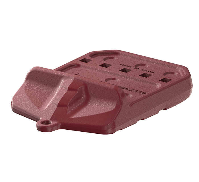 MTG PLUS - Central Bolt-on Lip Shroud in isometric view