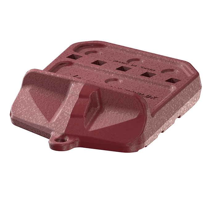 MTG PLUS - Left Delta Bolt-on Lip Shroud in isometric view