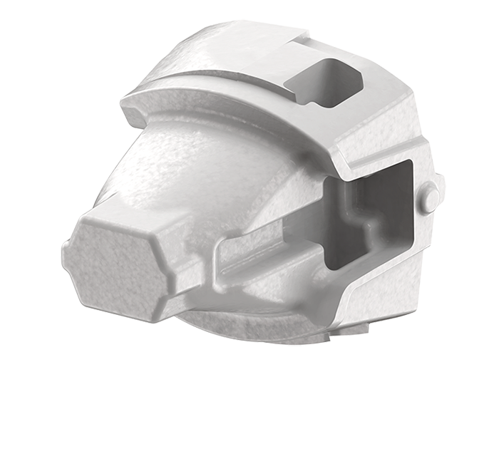 MTG SYSTEMS / KINGMET - WN weld-on nose in isometric view