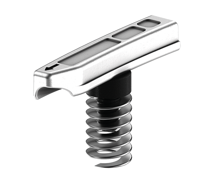 MTG SYSTEMS / KINGMET - Pin and Retainer for Hot Slag in isometric view