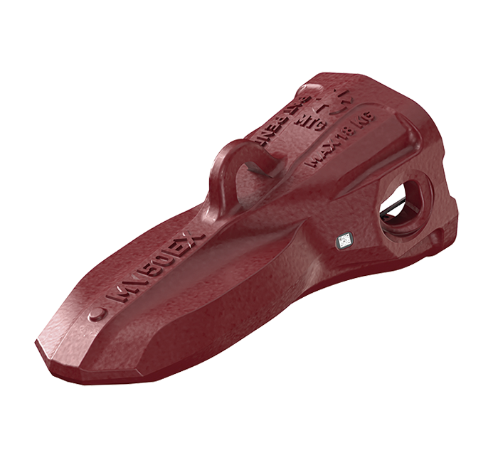 MTG SYSTEMS / VEEMET Tooth design EX Extra X in isometric view