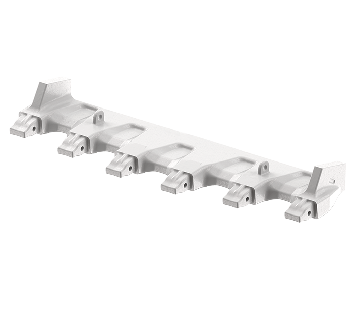 MTG SYSTEMS / TWINMET - Cast Lip with 6 positions in isometric view
