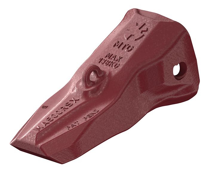 MTG SYSTEMS / STARMET ROPE SHOVELS - RSX tooth design in isometric view