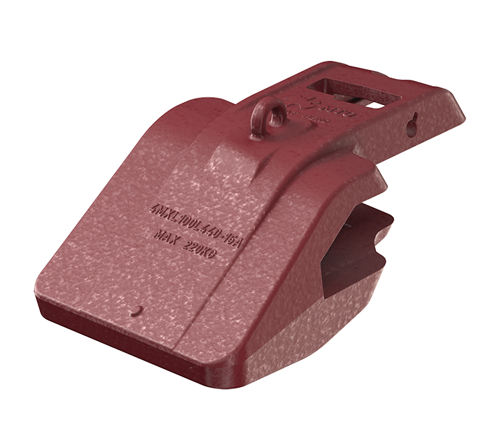 MTG SYSTEMS / PROMET - Left lip shroud for loaders in isometric view