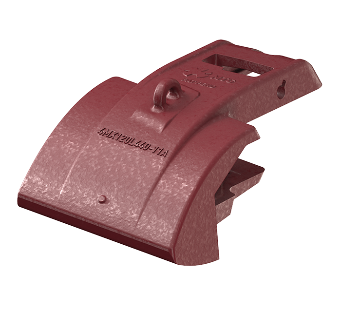 MTG SYSTEMS / PROMET - Left lip shroud for excavators and draglines in isometric view