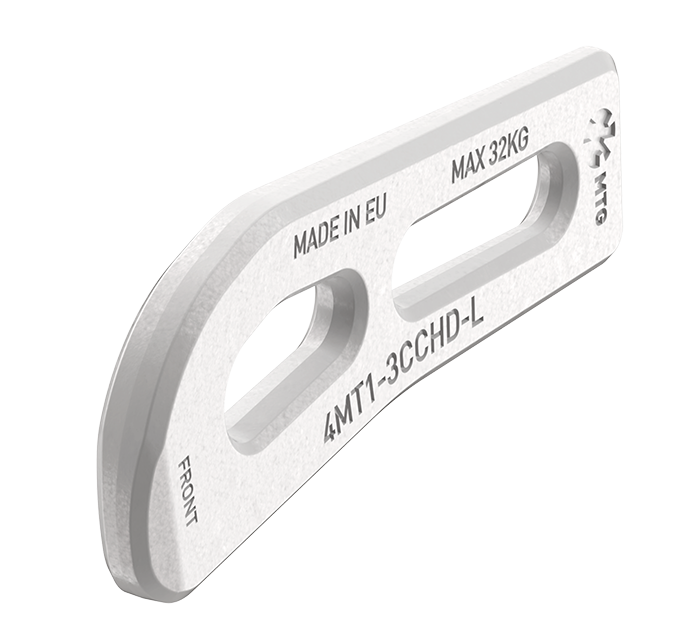 MTG SYSTEMS / TWINMET - Corner lateral weld-on shroud in isometric view