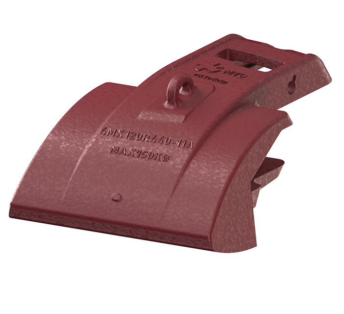 MTG SYSTEMS / PROMET - Right lip shroud for excavators and draglines in isometric view