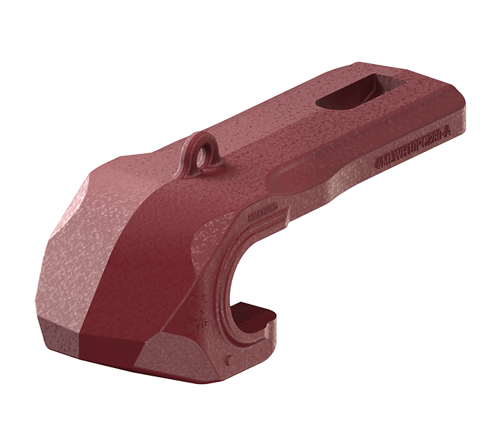MTG PLUS - Lip shroud for HR dipper designs in isometric view