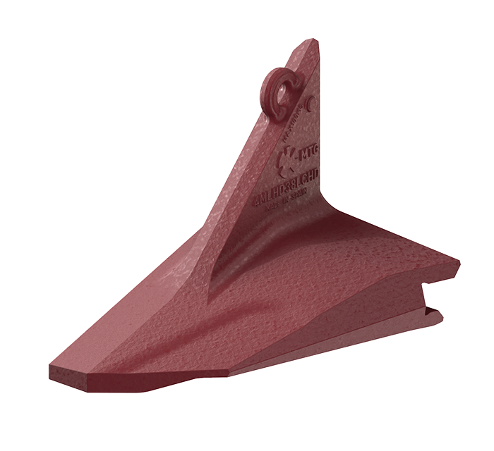 MTG PUS LHD - Left heavy-duty corner shroud in isometric view
