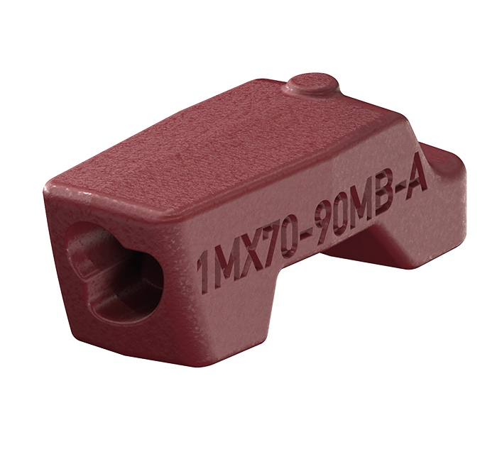 MTG SYSTEMS / PROMET - Mechanical block for PROMET lip shrouds oin isometric view