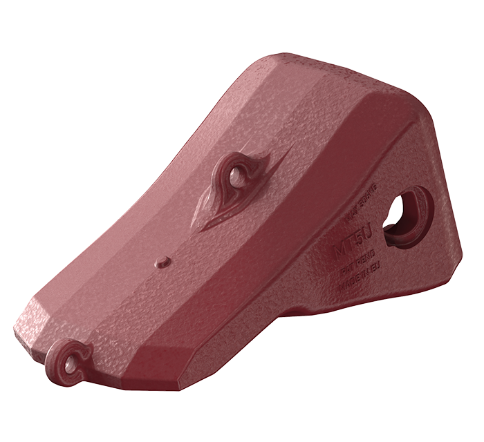 MTG SYSTEMS / TWINMET - U solid tooth design (Universal) in isometric view