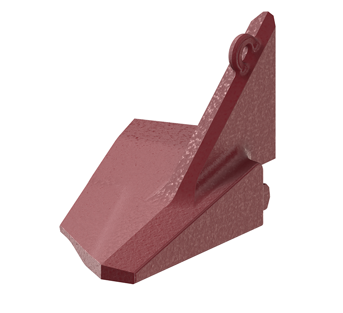 MTG PLUS LHD - Right heavy-duty corner shroud in isometric view