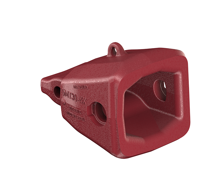 MTG SYSTEMS / TWINMET - Heavy duty intermediate adapter with octagonal box design in isometric view