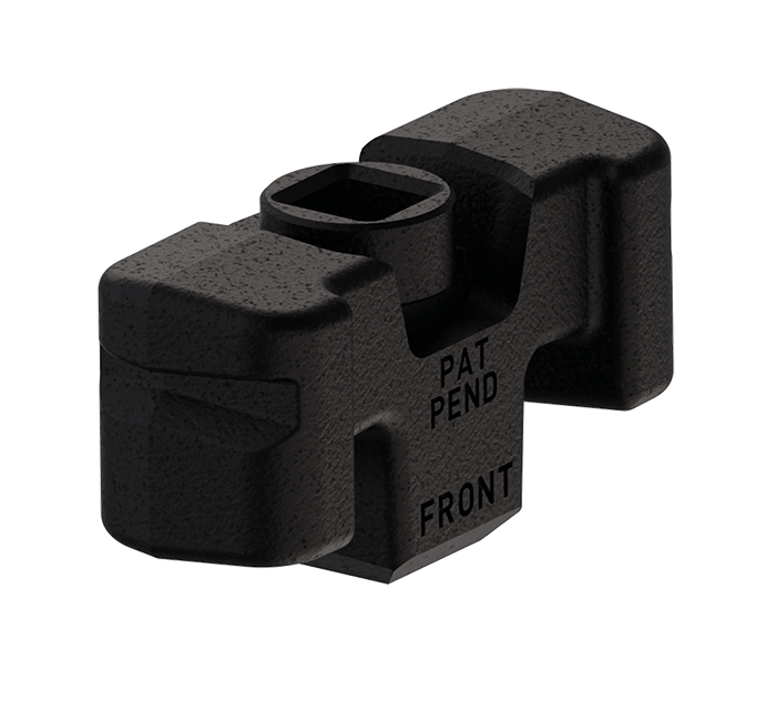 MTG SYSTEMS / PROMET - Mechanical block for wide radius dipper shrouds in isometric view