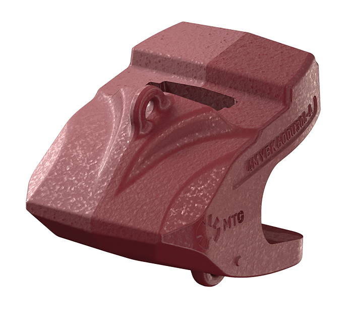 MTG SYSTEMS / PROMET - Upper wing shroud for wide radius dippers in isometric view