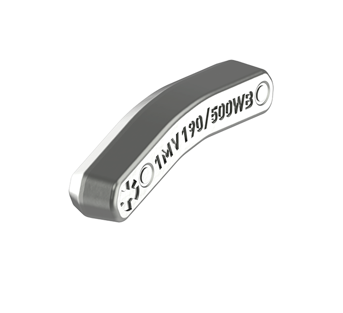 MTG SYSTEMS / VEEMET - Weld-on Stopper for Corner Wear Cap WB in isometric view