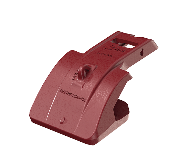 MTG SYSTEMS / PROMET - Left Delta Lip Shroud for Front Shovels iso 4MX140L465FS-11A