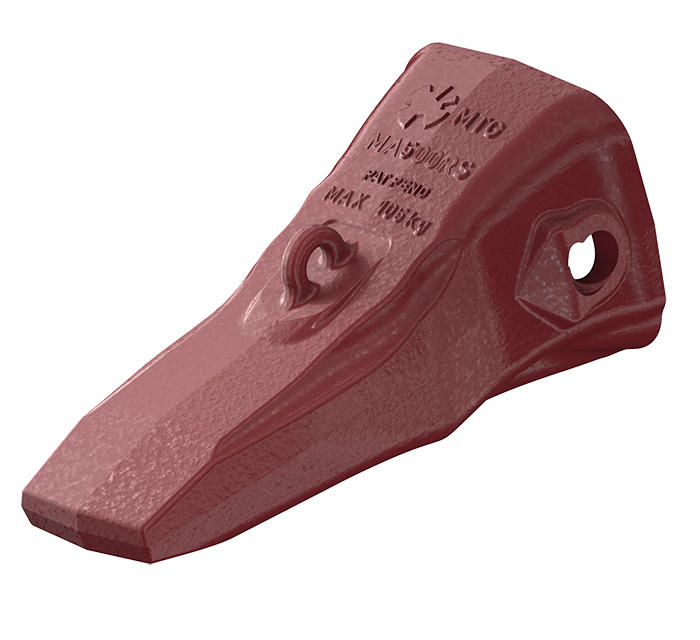 MTG SYSTEMS / STARMET ROPE SHOVELS - RS tooth design in isometric view