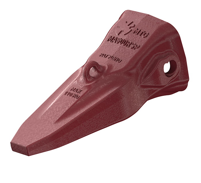 MTG SYSTEMS / STARMET ROPE SHOVELS - RSP tooth design in isometric view