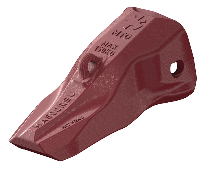 MTG SYSTEMS / STARMET ROPE SHOVELS - RSU tooth design in isometric view