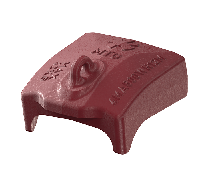 MTG SYSTEMS / STARMET ROPE SHOVELS - Standard Wear Cap M in isometric view