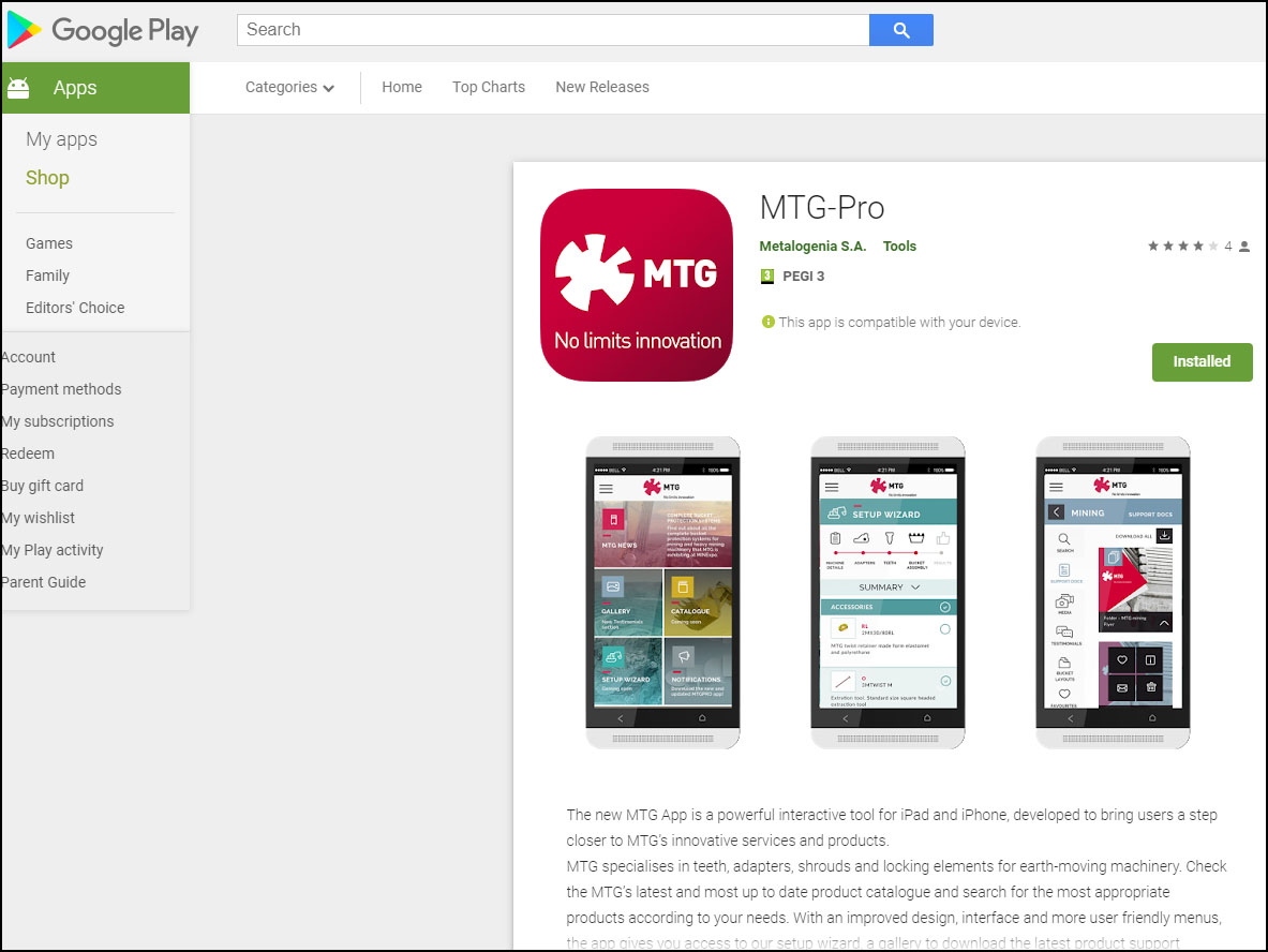 MTG PRO app update image